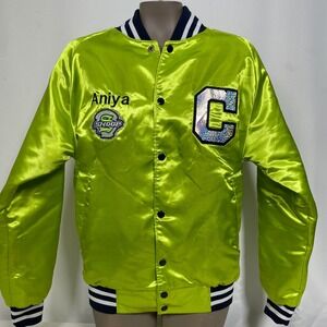 Snoop Youth Football League SYFL Lady Seahawks Green Cheer Jacket Women's LARGE